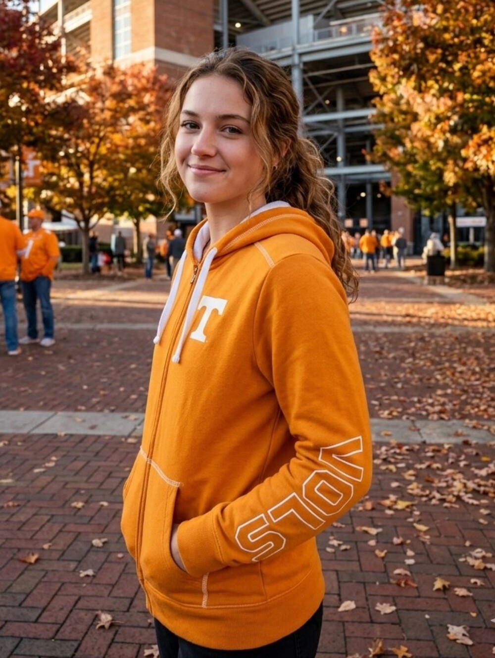 Fanatics Tennessee Vols Zip Up Hoodie Unisex Medium